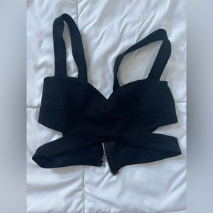 Forever 21. Black crop top